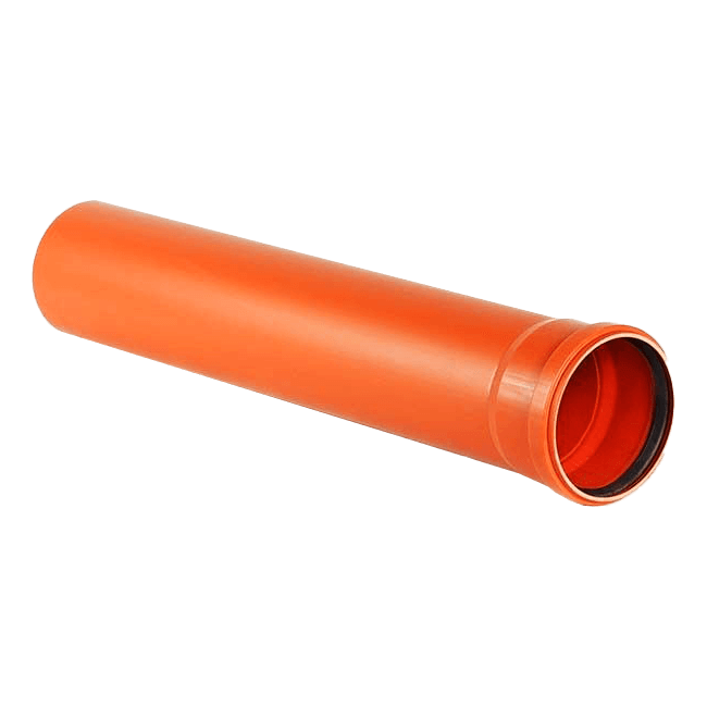 PVC тръба SN4 Ø 110 + Изкоп + Монтаж * (1метър)