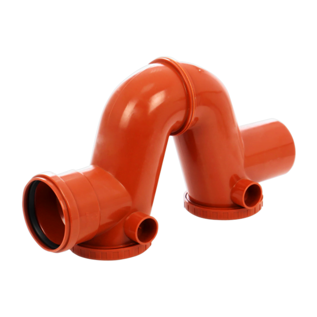 Сифон против миризми с ревизия Ø 110 + монтаж