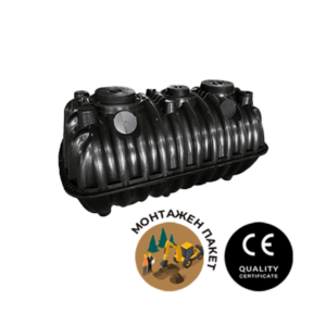 Танкер 1500 - Трикамерен септичен резервоар + Монтаж