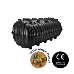 Танкер 2500 - Трикамерен септичен резервоар + Монтаж